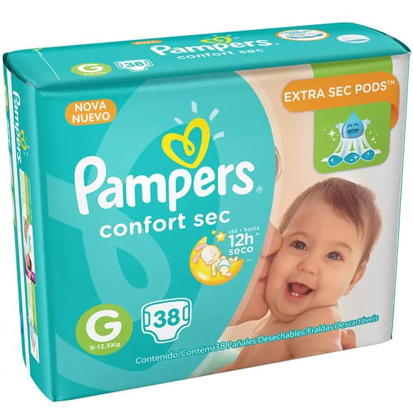 FR PAMPERS CONFO SEC G C/38 MEGA