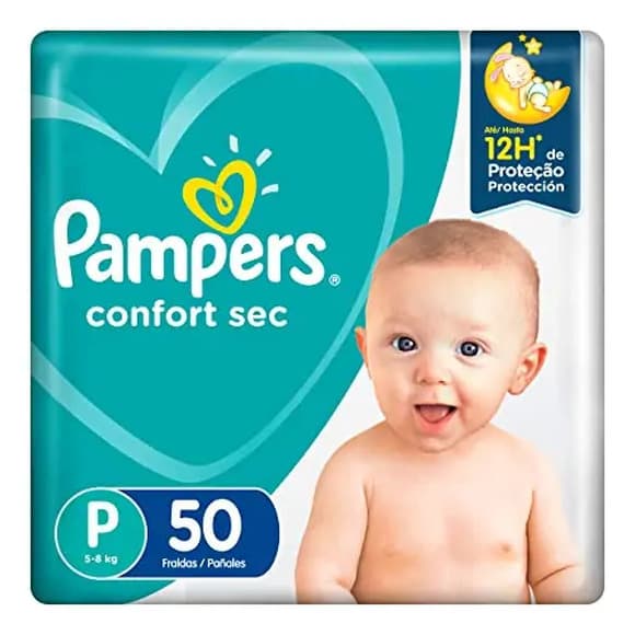 FR PAMPERS CONFO SEC P C/50 MEGA