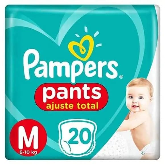 FR PAMPERS PANTS M C/20