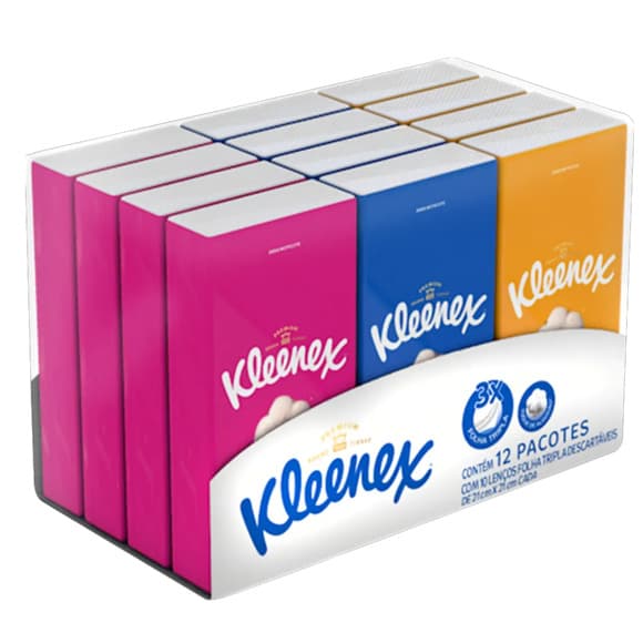 LENCO DE BOLSO KLEENEX 10UNID