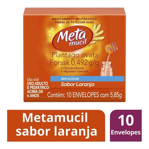 METAMUCIL LARANJA 10UNID.
