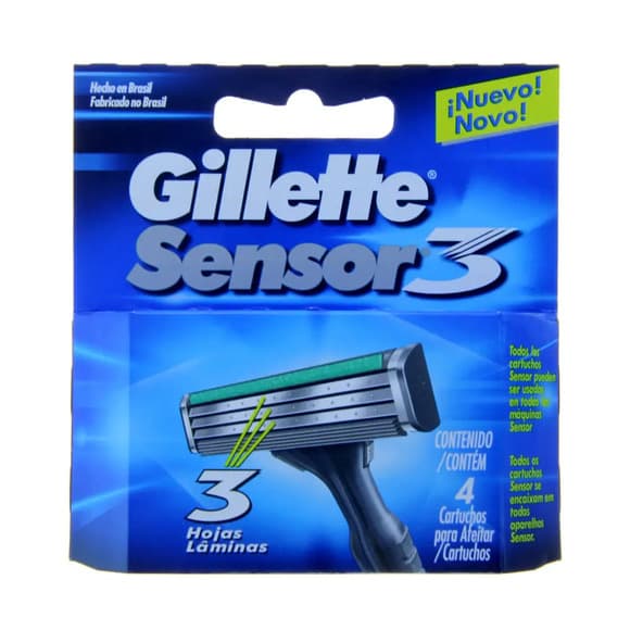 CARGA SENSOR 3 C/4 CARTUCHOS