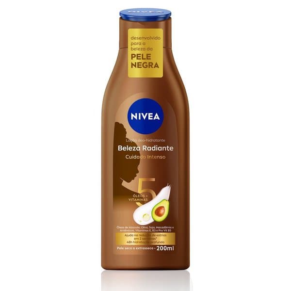 LC NIVEA RADIANTE PEL NEGR 200ML