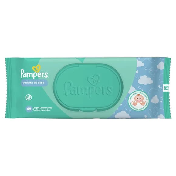 TOALHA UMED PAMPERS C/48UN SUAVE