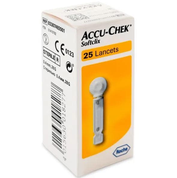 ACCU-CHEK SOFT. LANCETAS 25
