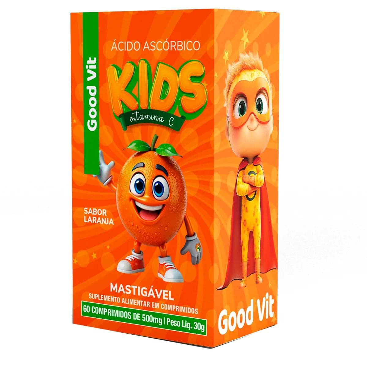 KIDS GOODVIT 60CPS VIT C  GOOD VIT LARANJA