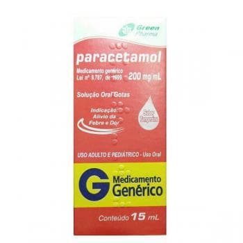 PARACETAMOL 200MG/ML 15ML GREN / ALTEFAR