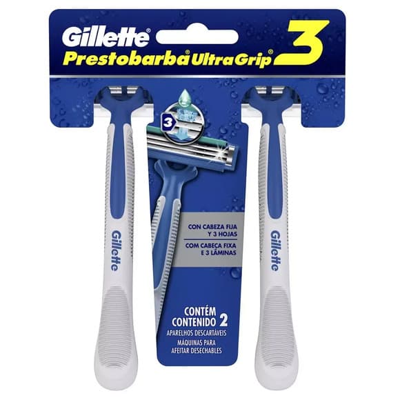 AP BARBA GILLETTE  ULTRAGRIP C/2
