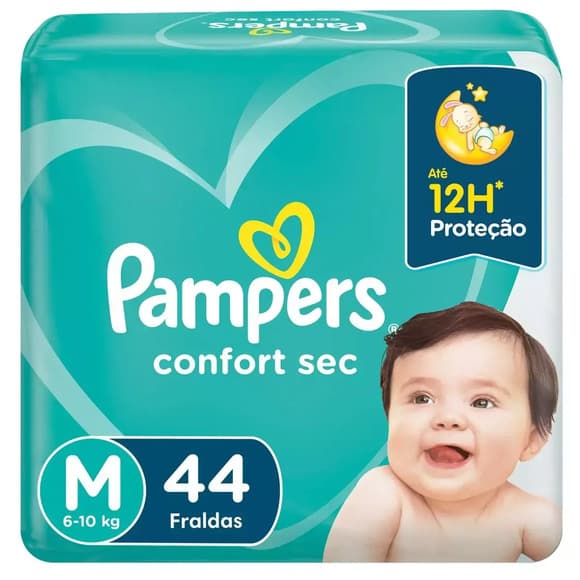 FR PAMPERS CONFO SEC M C/44 MEGA