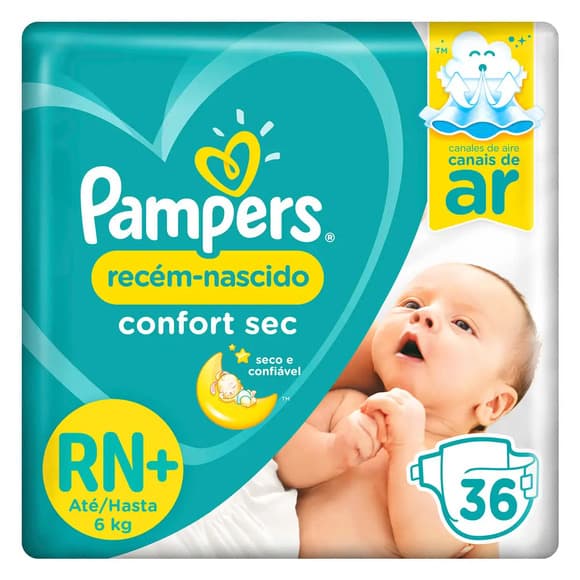 FR PAMPERS RN 36 UNIDADES