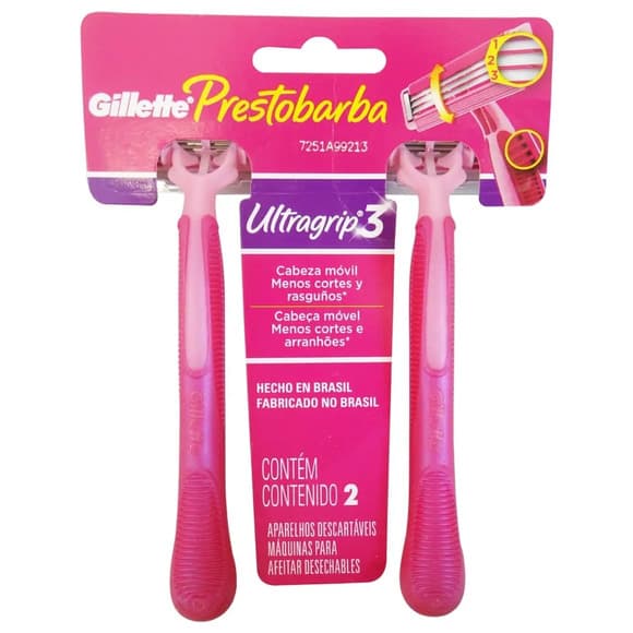 AP DEPILAR PRETOBARB ULTRAGRIP 3 C/2