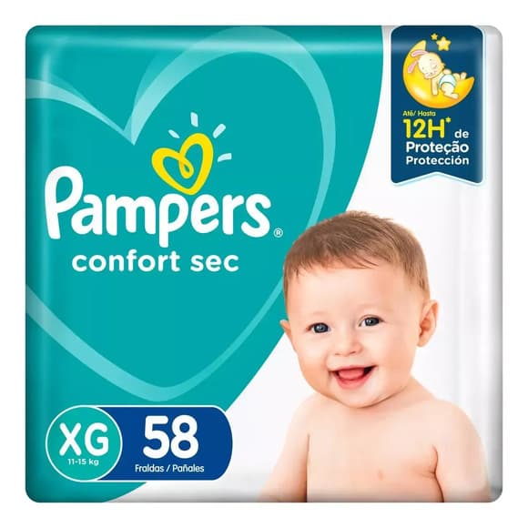 FR PAMPERS CONFORTSEC XG C/58UN