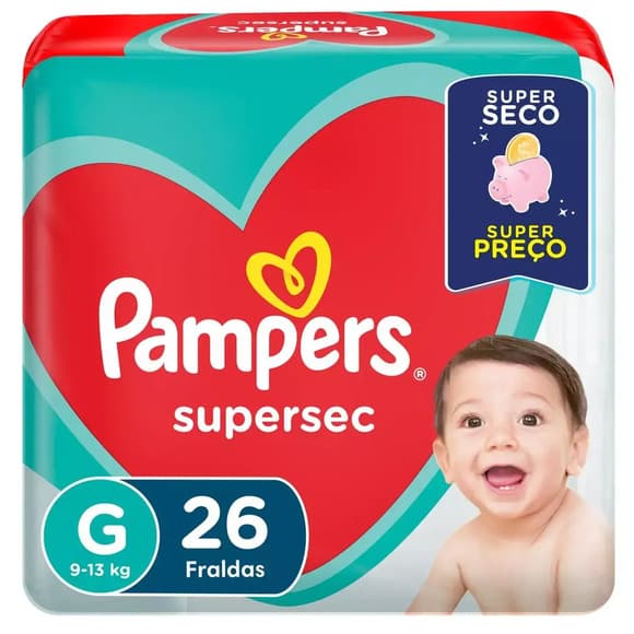 FR PAMPERS SUPERSEC TAMG C/26