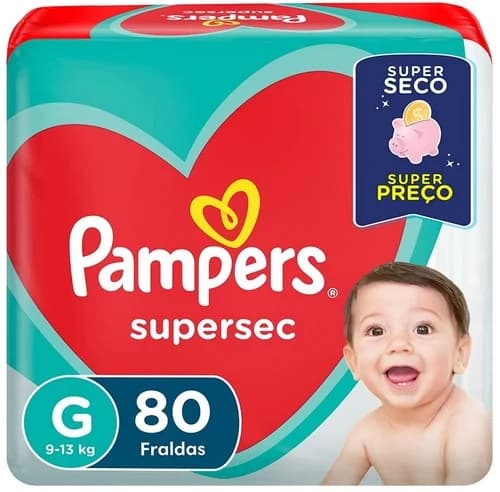 FR PAMPERS SUPERSEC JUMBO G C/64