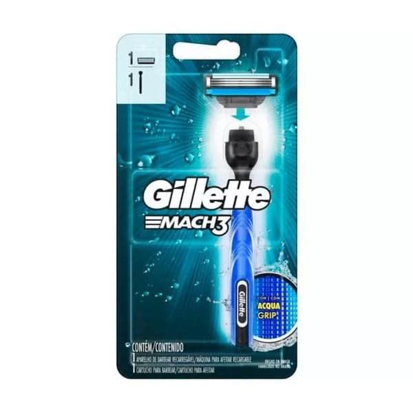AP BARB MACH 3 ACQUA GRIP C/1 CARTU