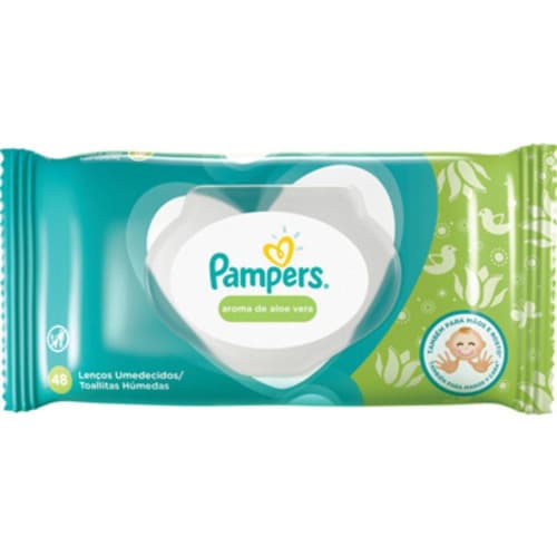 TOALHA UMED PAMPERS C/48UN ALOE VERA