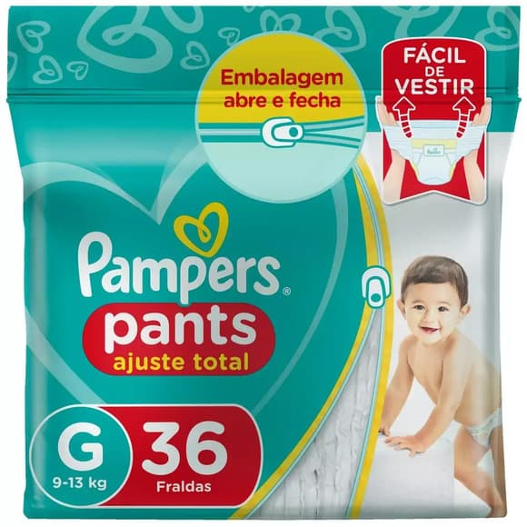 FR PAMPERS PANTS CONF.S C/36GD