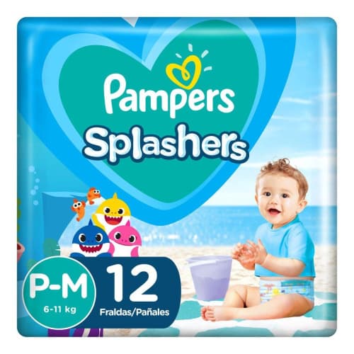 FR PAMPERS SPLASHER C/12 P/M