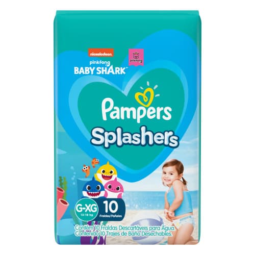 FR PAMPERS SPLASHER C/10 G/XG