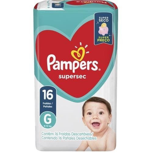 FR PAMPERS SUPERSEQUINHA  C/16  G