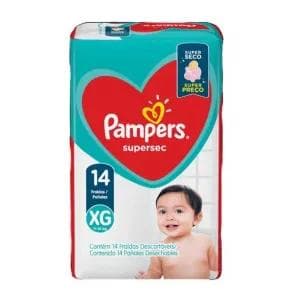 FR PAMPERS SUPERSEC XG C  14 UNID
