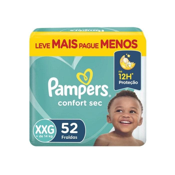 FR PAMPERS CONFO SEC XXG C/52 BAG