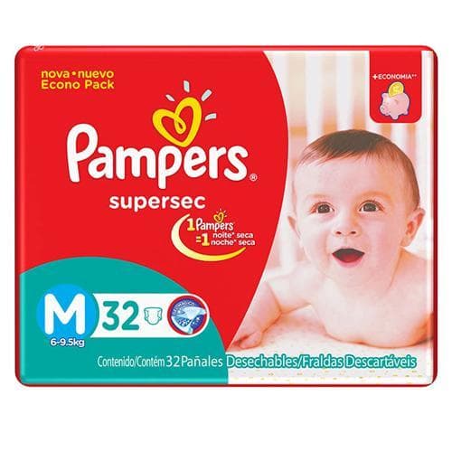 FR PAMPERS SUPERSEC (M) C/32UN