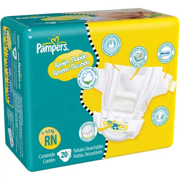 FR PAMPERS RN C/20 UN