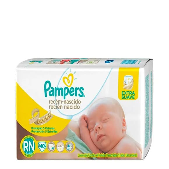 FR PAMPERS (RN) C/40 MEGA ECONOMICA