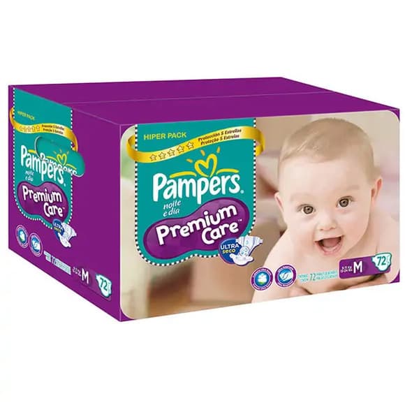 FR PAMPERS (M) C/72 PREMIUM CARE HIPER