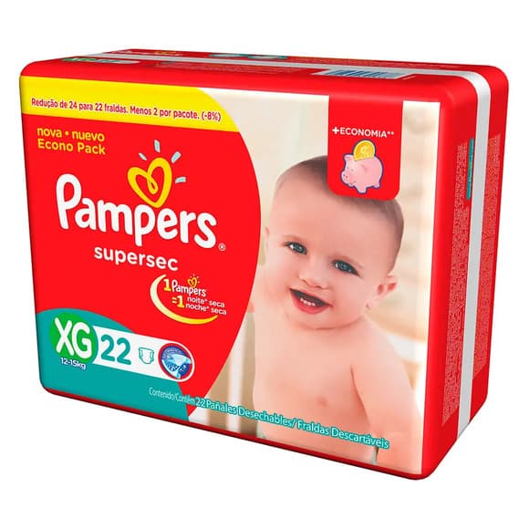 FR PAMPERS SUPERSEC (XG) C/22