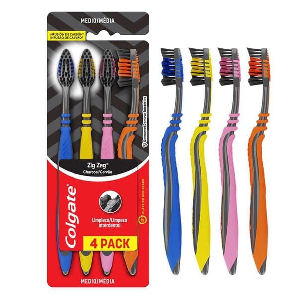ESC DENT COLG ZIG ZA G CARVAO C/4