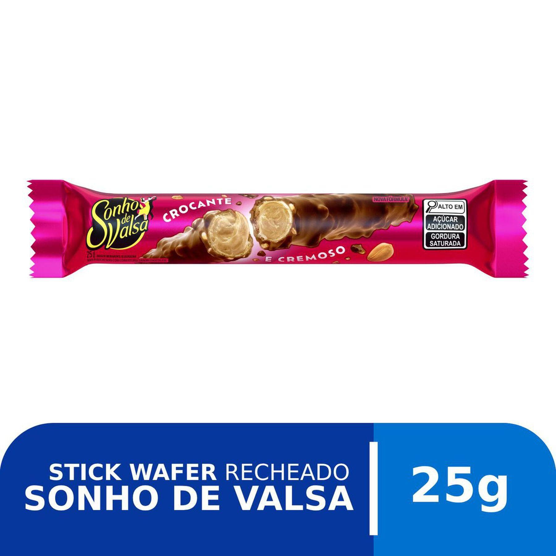 WAFER RECHEADO SONHO DE VALSA 25G