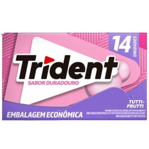 CHICLETE TRIDENT TUTTI FRUTTI 25,2