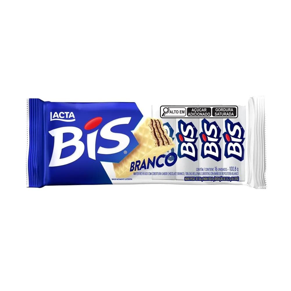 BIS LACTA BRANCO 100,8G