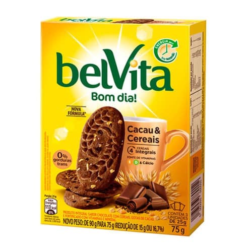 BELVITA CACAU E CEREAIS 75G