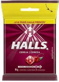 HALLS BAG CEREJA 28G