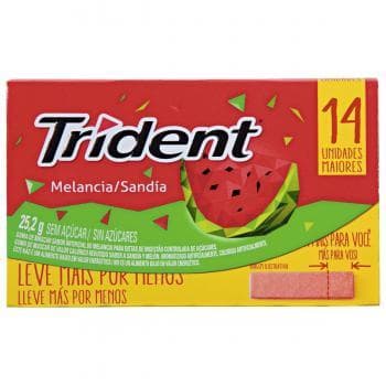CHICLETE TRIDENT CX C/12 MELANCIA