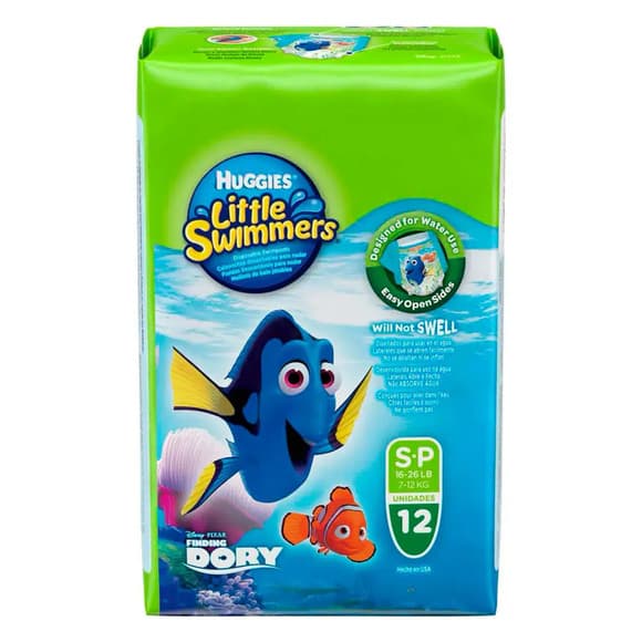 FR HUGGIES LITTLE SWIMMERS PISC P C/12