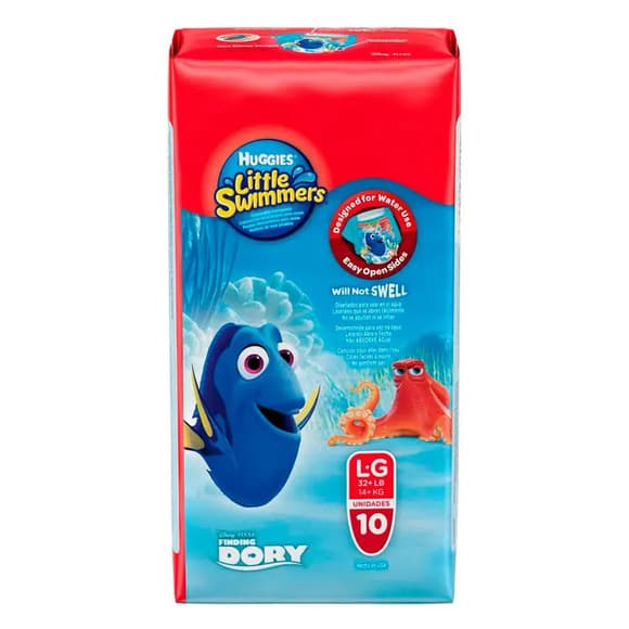 FR HUGGIES LITTLE SWIMMERS PISC G C/10