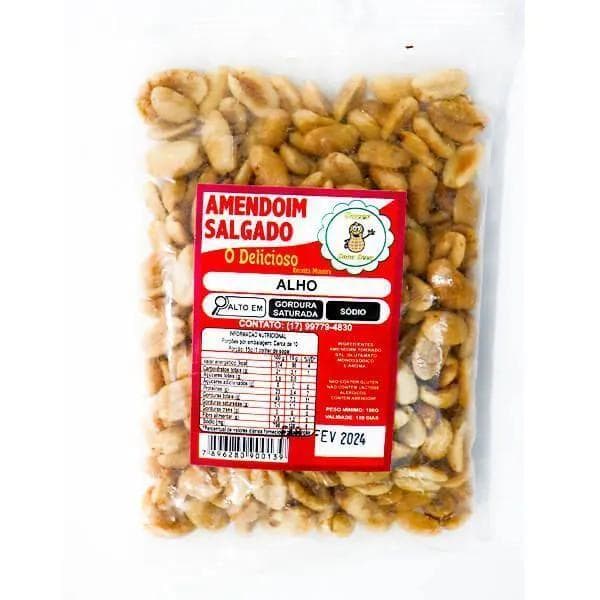 AMENDOIM SALGADO COM BACOM