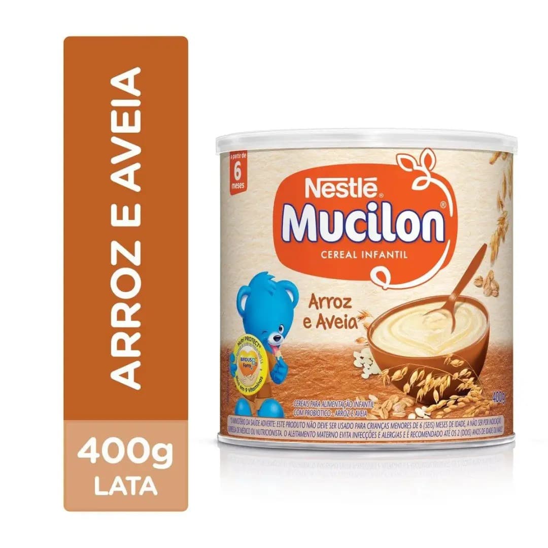 MUCILON AVEIA E ARROZ 400G