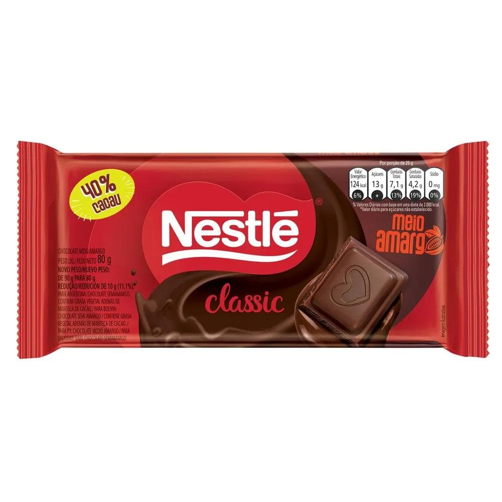CLASSIC Chocolate AMARGO 80G