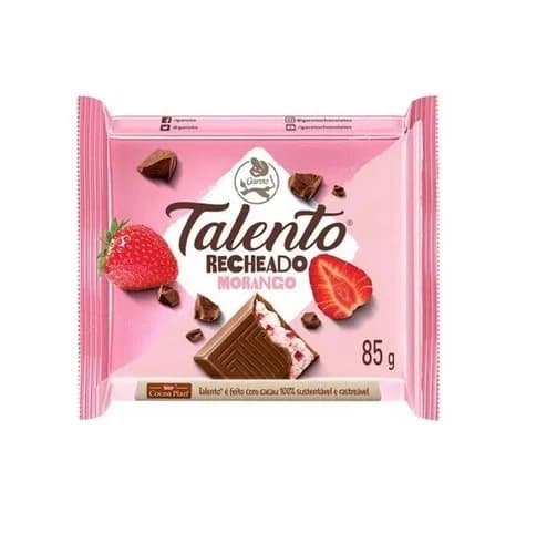 TALENTO RECHEADO MORANGO 85G