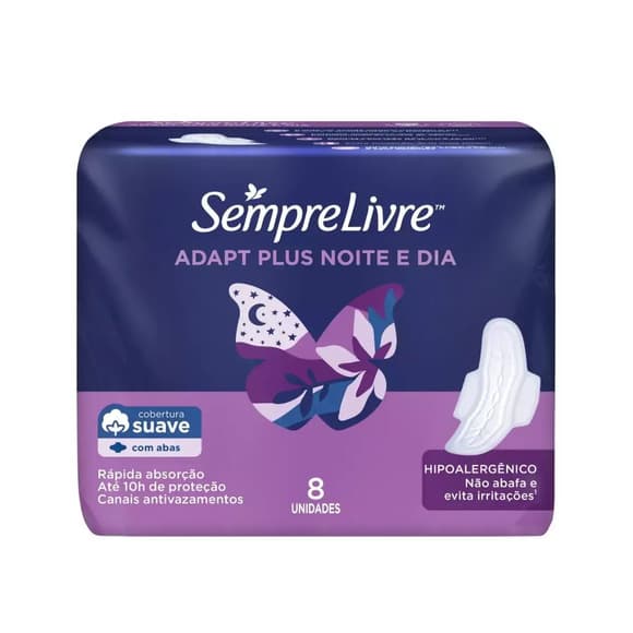 ABS SPLIVRE NOTURNO SUAVE C/A C/8U R5631