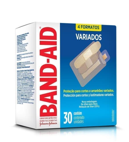 CURATIVO BAND-AID VARIADOS C/30