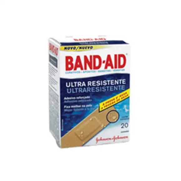 CURATIVO BAND-AID ULTRA RESTIS C/ 20