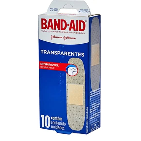CURATIVO BAND-AID ESSENCIAL C/10UNID