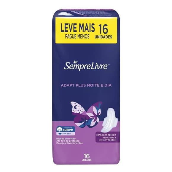 ABS SEMPRE LIVRE NOTURNO SUAVE C 16