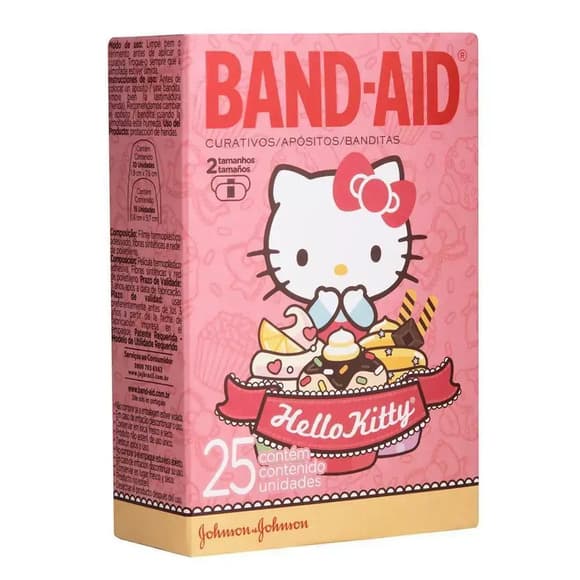 CURATIVO BAND-AID HELLO KITTY C/25 UN